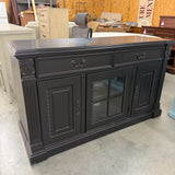 Riverside Black Credenza