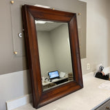 Large Wood Framed Mirror
