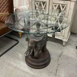 Erin Lane Bronze Elephant End Table