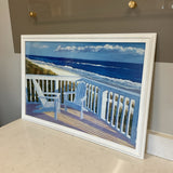 Custom Framed Beach Art