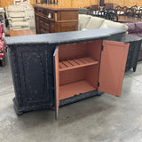 Distressed Black Buffet
