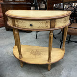 Demilune with Oval Mirror