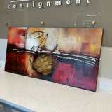 Red & Gold Canvas Abstract