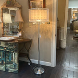 Floor Lamp with Hanging Crystals (R)