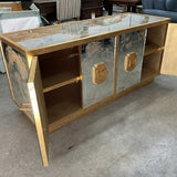 Worlds Away 4-Door Mirrored Console