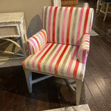 Striped Arm Chair