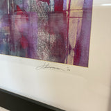 Purple Abstract Print by Jim Gormon