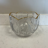 Mikasa Crystal Christmas Bowl