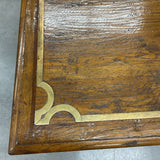 Welling Hall Brass Inlay Dining Table by Hekman