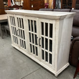White Media Credenza