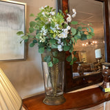 Decorative Metal and Glass Vase