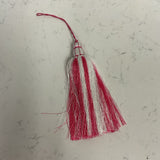 Pink and White Tassel