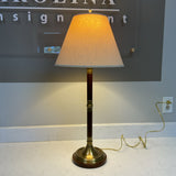 Wood and Brass Lamp