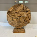 Circle Wood Sculpture