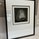 Black Agate Slice Wall Art