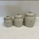Set of 3 Magnolia Canisters