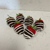 Set of 6 Faux Strawberries