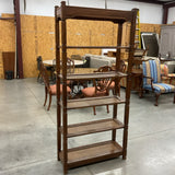 Wood Etagere Bookshelf