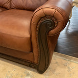 Leather Love Seat