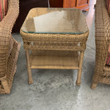 Set of 2 Outdoor Chairs and  Table with Sunbrella Fabric