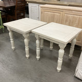 Pair of Cream End Tables