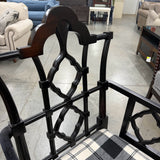Black Fretwork Chair