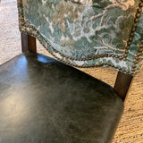 Ambella Castilian 74" Table with 8 Leather Seat Chairs