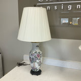 White Floral Lamp