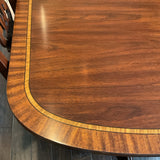 Henkel Harris Table, 8 Chairs, 3 Leaves, Table Pads