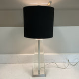 Acrylic & Silver Lamp