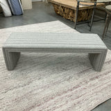Four Hands Upholstered Gray Bench