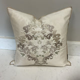 Ivory & taupe Pillow