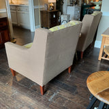 Pair of Charles Stewart Yellow Chairs