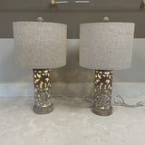 Pair of White Touch Lamps