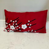 Pier1 Red Lumbar Pillow