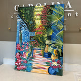 Tropical Pathway Oil Painting
