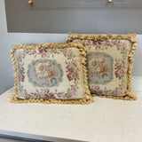 Pair of Needlepoint Pillows