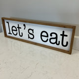 Let's Eat Sign