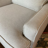 Newly Upholstered Hickory Chair Swivel Chair & Ottoman