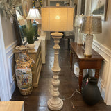 Gray Floor Lamp