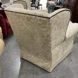 Pair of Custom Chairs & Ottoman
