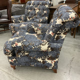 Pair of Reuhpolstered Ethan Allen Chairs