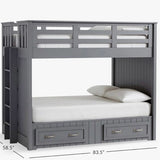 Pottery Barn Belden Full over Full Storag Bunk Bed