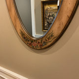 Demilune with Oval Mirror