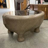 Hippo Glass Cocktail Table