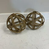 Pair of Gold Orbs
