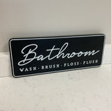 Bathroom Sign