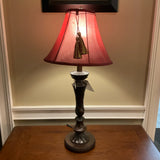 Red Shade Lamp