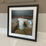 Waves Against Cliff Print