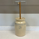 Stoneware Butter Churn